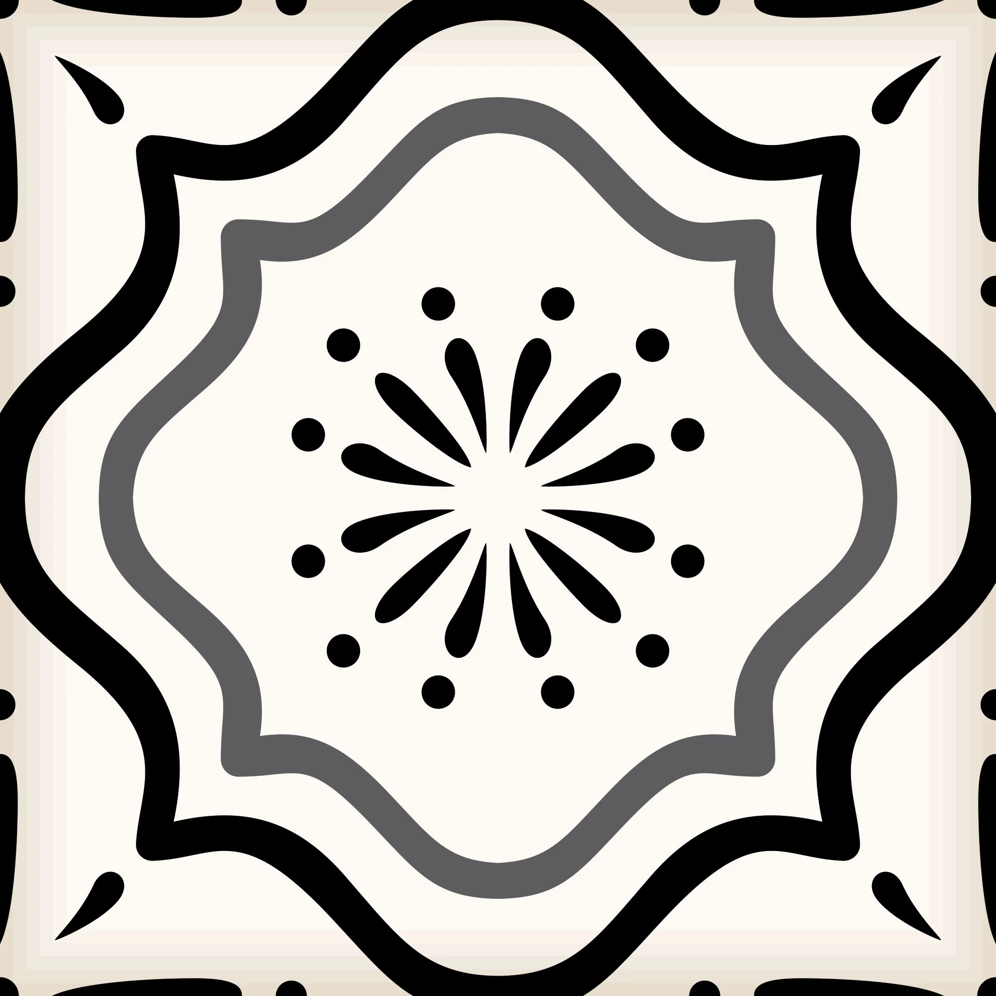 Space design Tile Stickers multiple Gray tiles patterns Model - B100 - Image 6