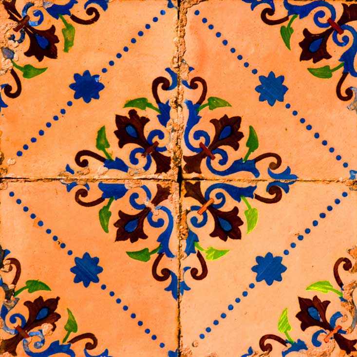 Vintage Spanish Tile Stickers home decoration Orange backsplash Model - H8 - Image 6