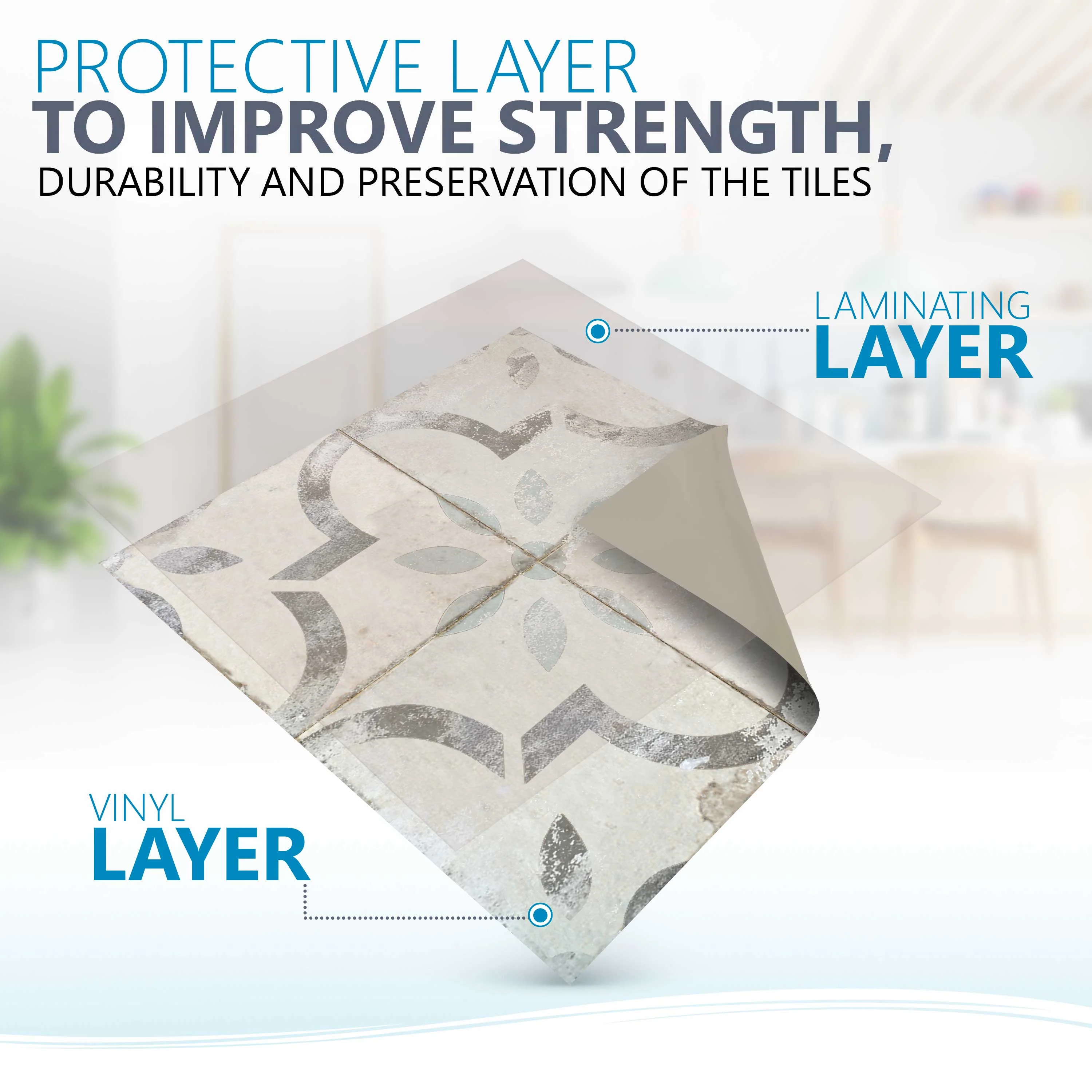 Gray backsplash with Green for home renovation easy installation Model - R24 - Image 10