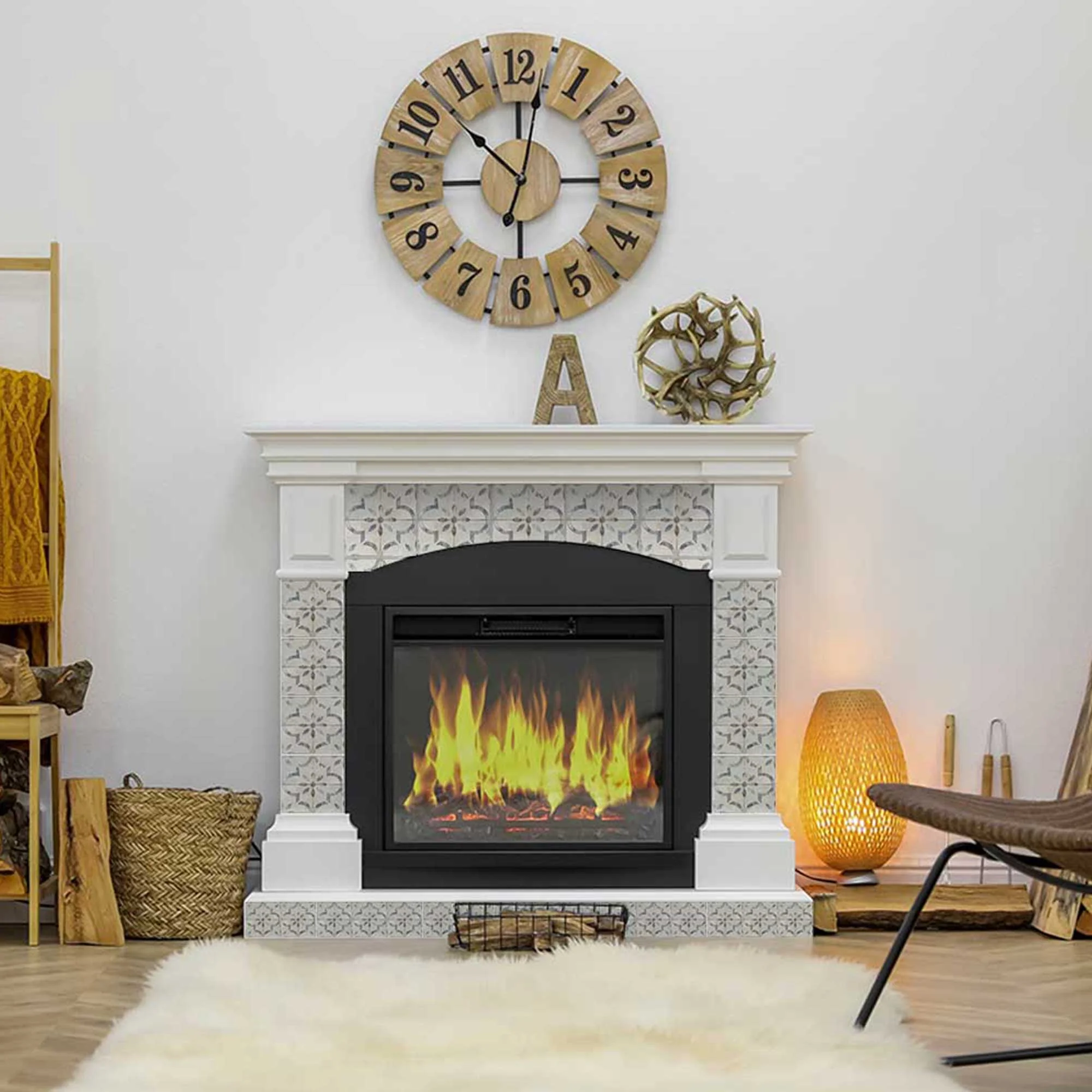 Gray pattern with Blue shades for home vintage renovation easy to install Model - R23 - Image 5