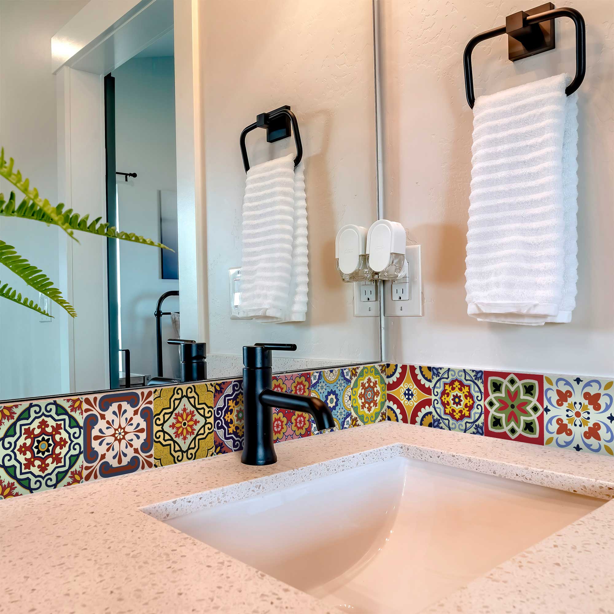 Special Offer On 6x6-Inch / 15X15-Cm Multicolor Kitchen Backsplash Tiles Model- C55 - Image 3