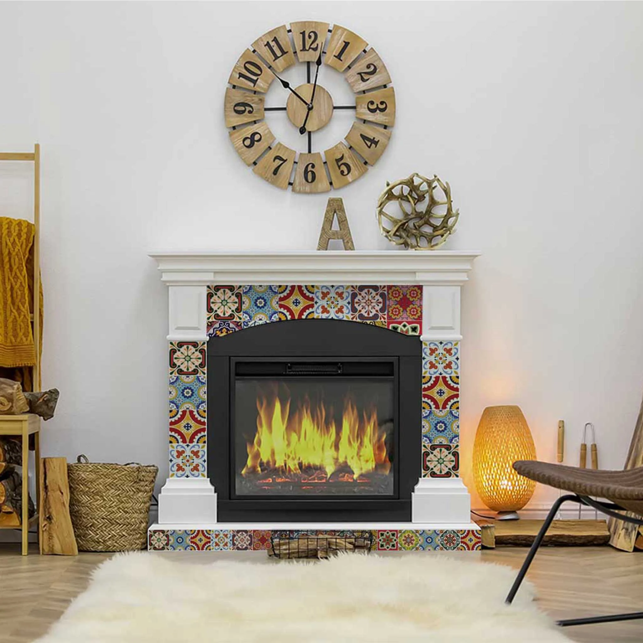 Special Offer On 6x6-Inch / 15X15-Cm Multicolor Kitchen Backsplash Tiles Model- C55 - Image 5