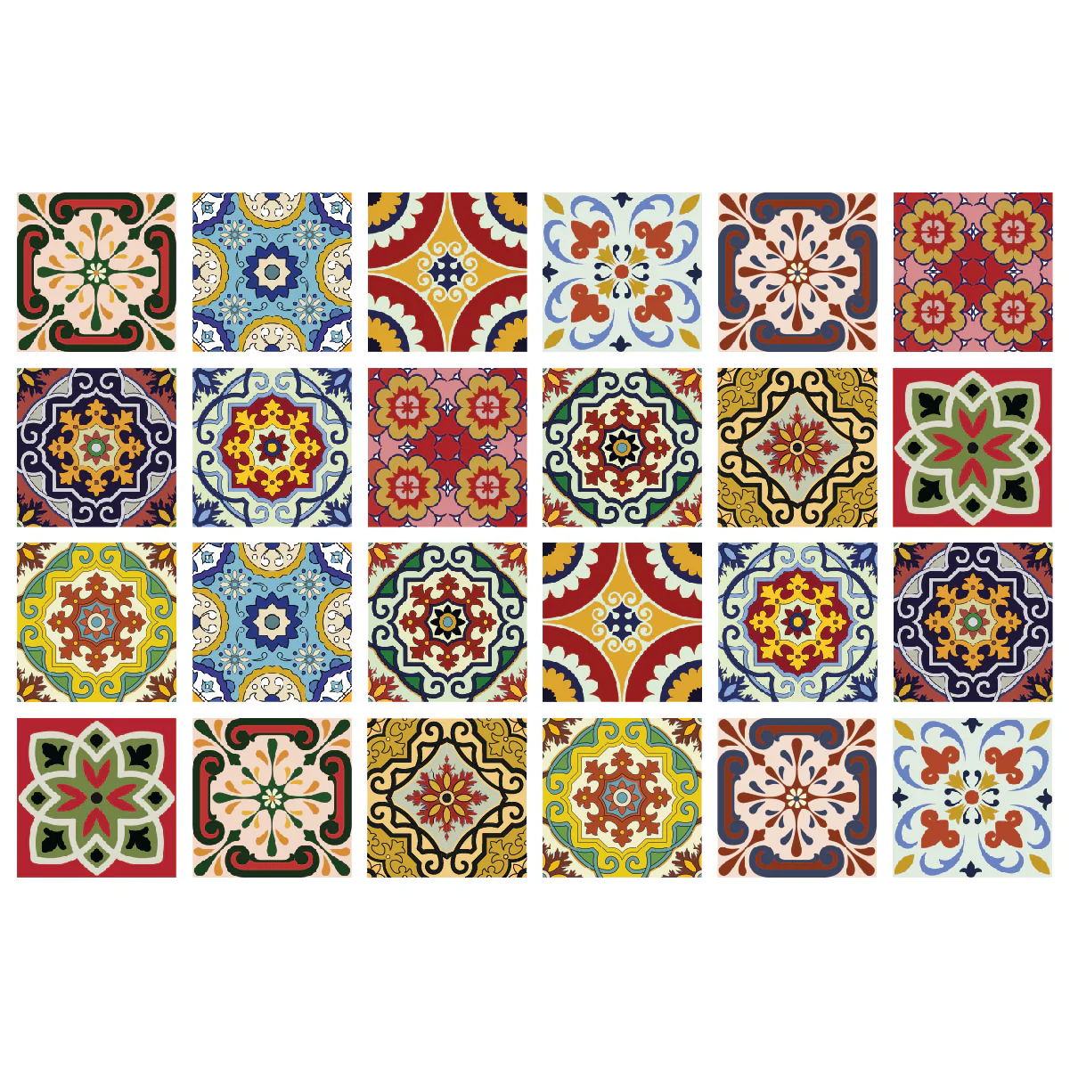 Special Offer On 6x6-Inch / 15X15-Cm Multicolor Kitchen Backsplash Tiles Model- C55 - Image 6